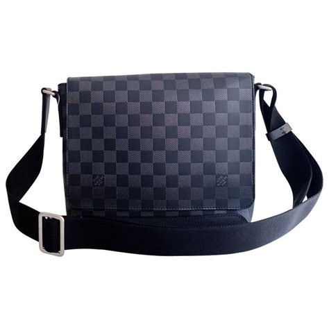 sacoche lv homme noir|sac bandoulière homme.